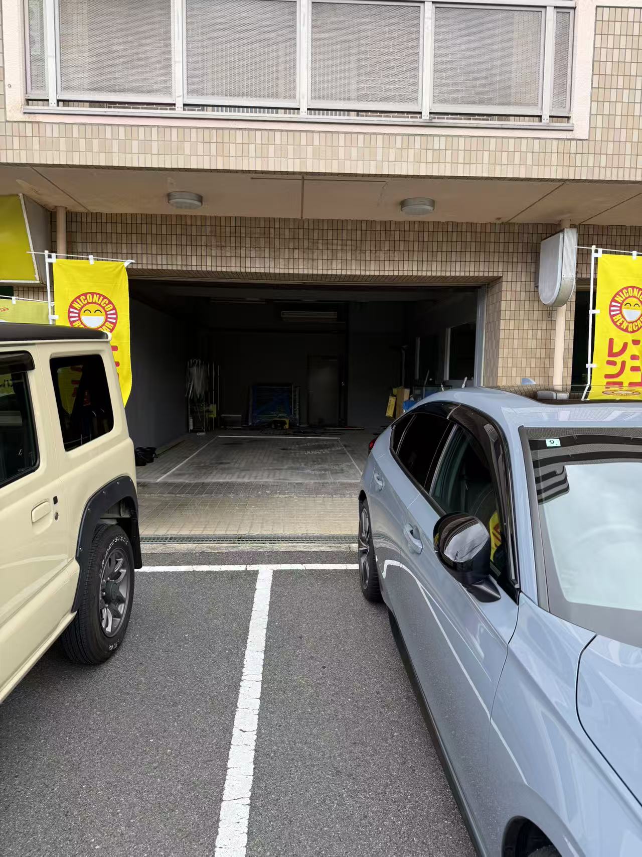 レンタカー車両駐車場